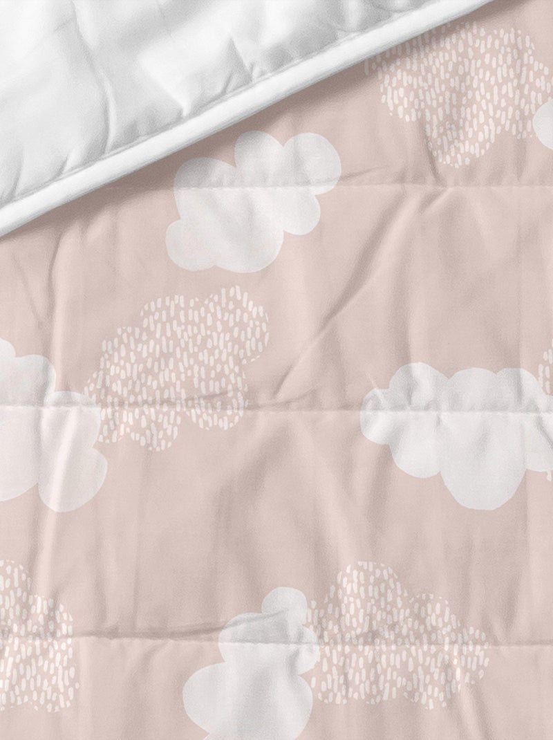 Copriletto Clouds "Happyfriday" Rosa - Kiabi