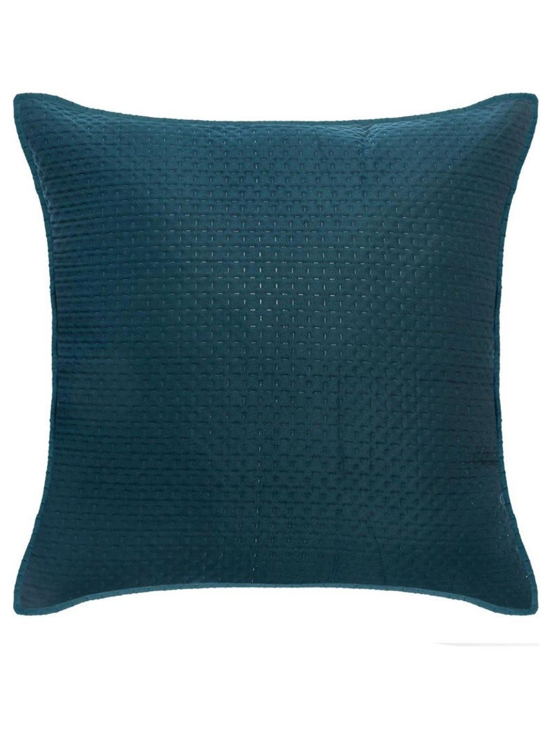 Copriletto con 2 federe coordinate Blu pavone - Kiabi