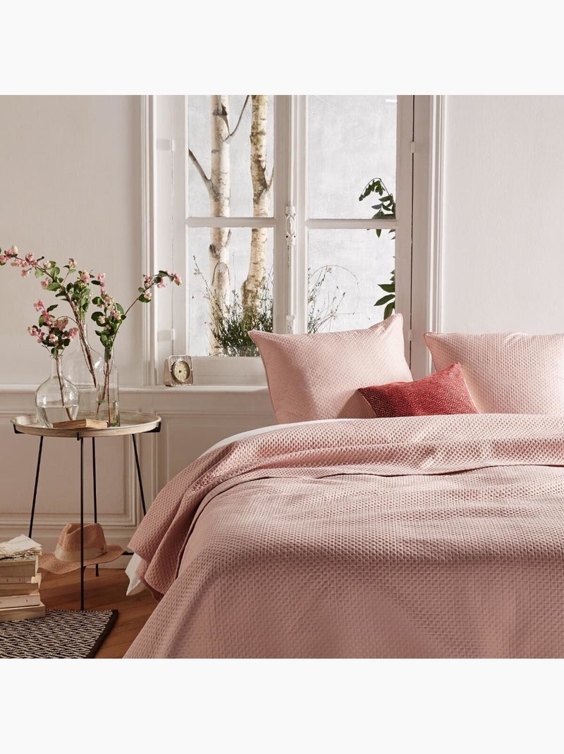 Copriletto con 2 federe coordinate Rosa - Kiabi