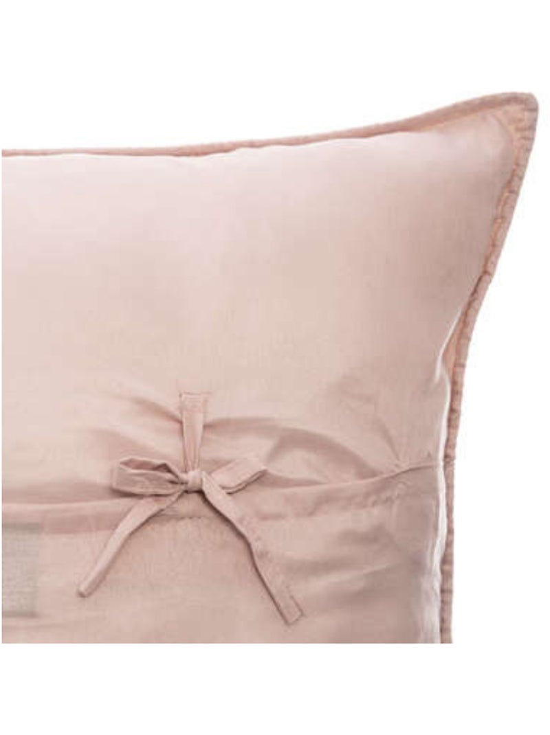 Copriletto con 2 federe coordinate Rosa pallido - Kiabi
