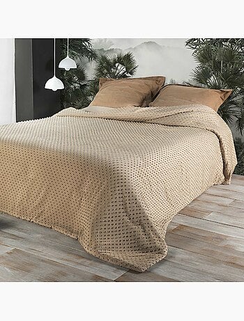 Copriletto con piccole nappe