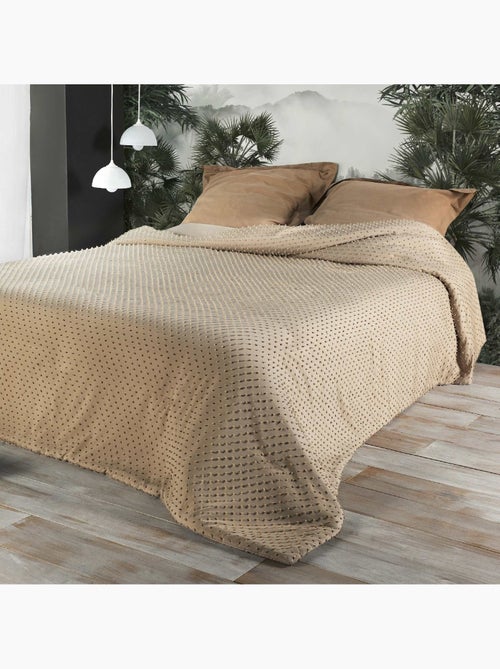 Copriletto con piccole nappe - Kiabi Copriletto con piccole nappe - Kiabi