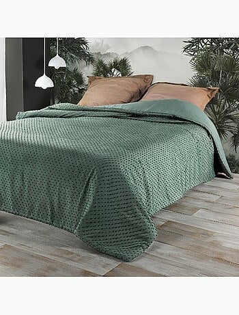 Copriletto con piccole nappe