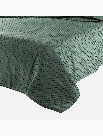 Copriletto con piccole nappe