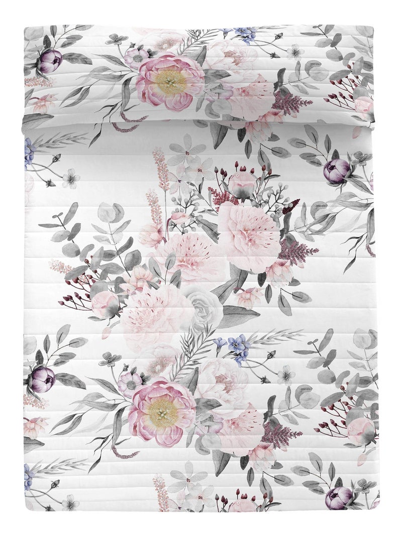 Copriletto Delicate bouquet "Happyfriday" Multicolore - Kiabi