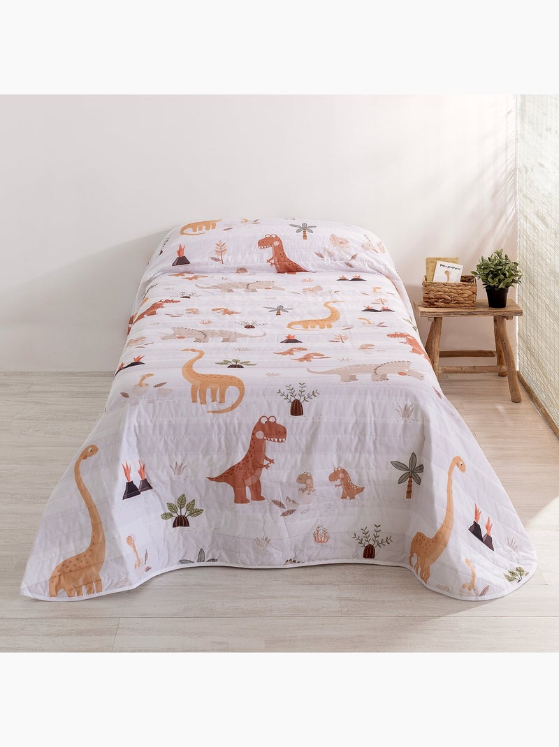 Copriletto Dino family "Happyfriday" Multicolore - Kiabi