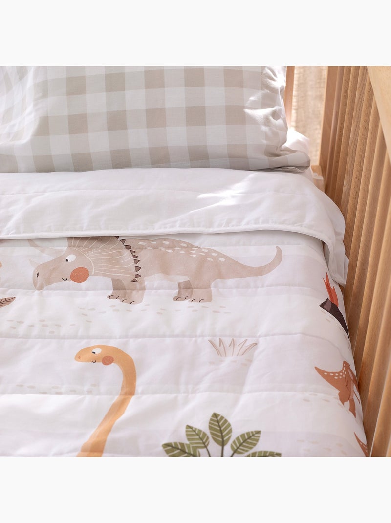 Copriletto Dino family "Happyfriday" Multicolore - Kiabi