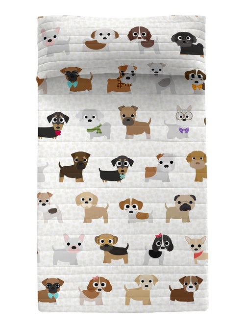 Copriletto Dogs "Happyfriday" - Kiabi