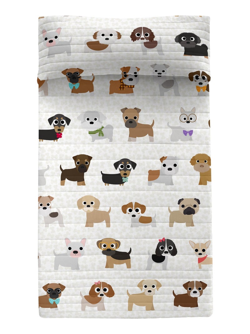 Copriletto Dogs "Happyfriday" Multicolore - Kiabi