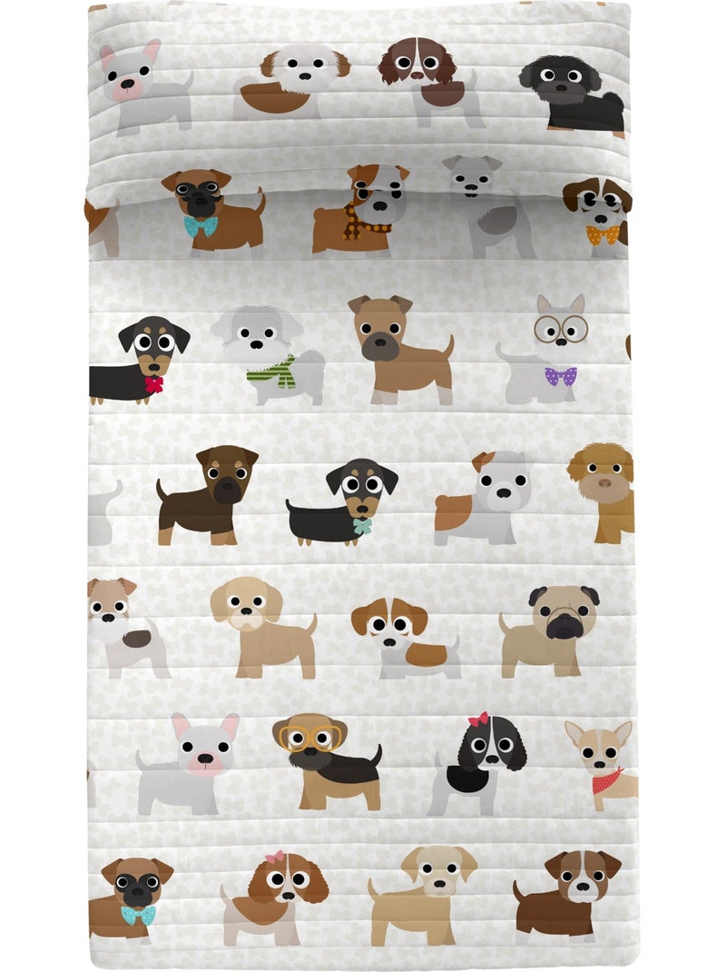 Copriletto Dogs "Happyfriday" Multicolore - Kiabi