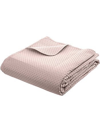 Copriletto dolce a 2 strati blu 260x240cm