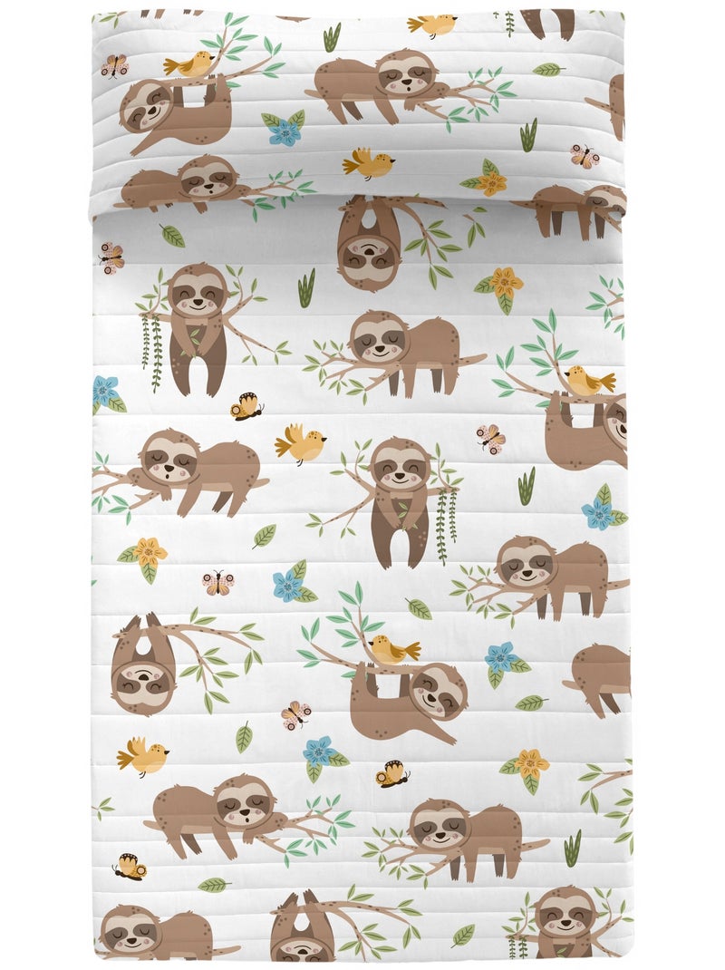 Copriletto Happy sloth "Happyfriday" Multicolore - Kiabi