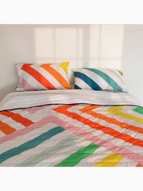 Copriletto Happy stripes "Happyfriday" - Kiabi