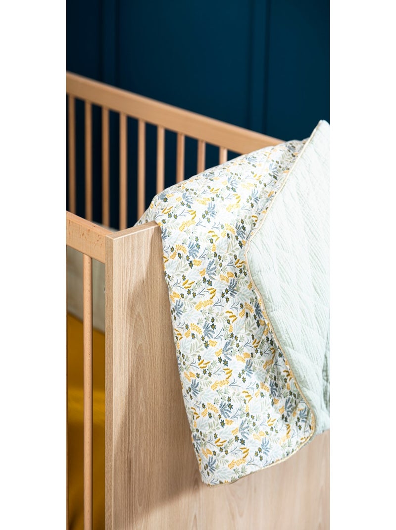 Copriletto in cotone verde lime 90x140 - SAUTHON Verde tiglio - Kiabi