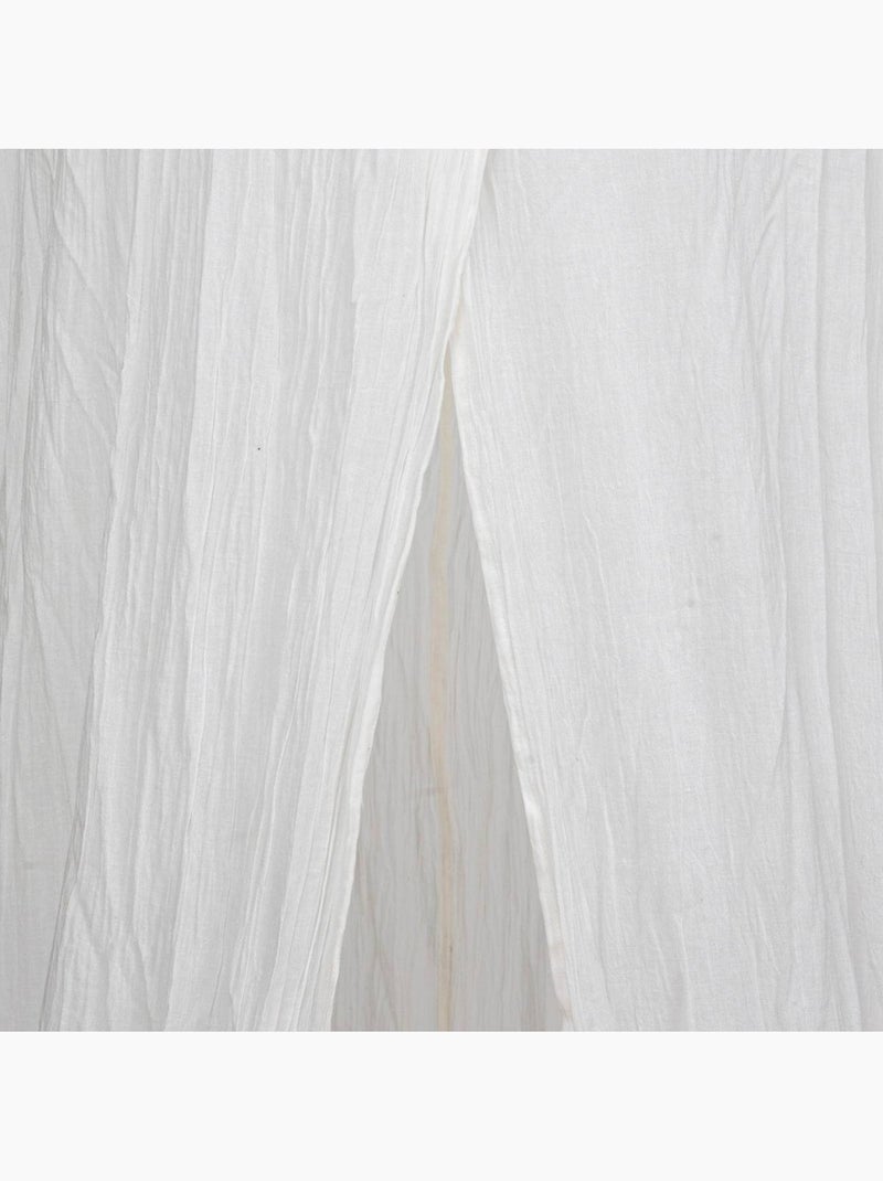 Copriletto lili in garza di cotone h 250 cm bianco Bianco - Kiabi