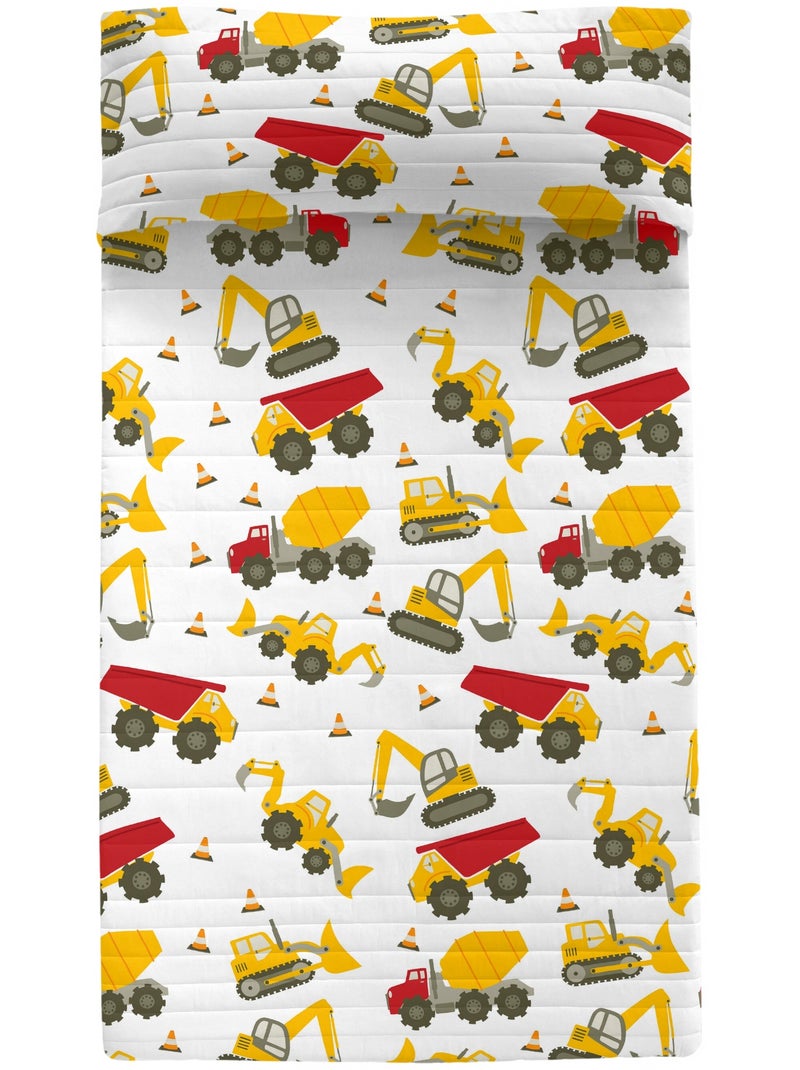 Copriletto Machinery "Happyfriday" Multicolore - Kiabi
