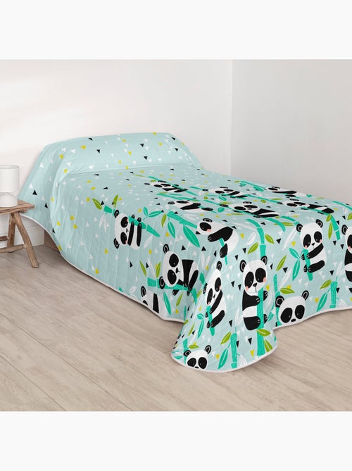 Copriletto Panda garden blue "Happyfriday" - Kiabi