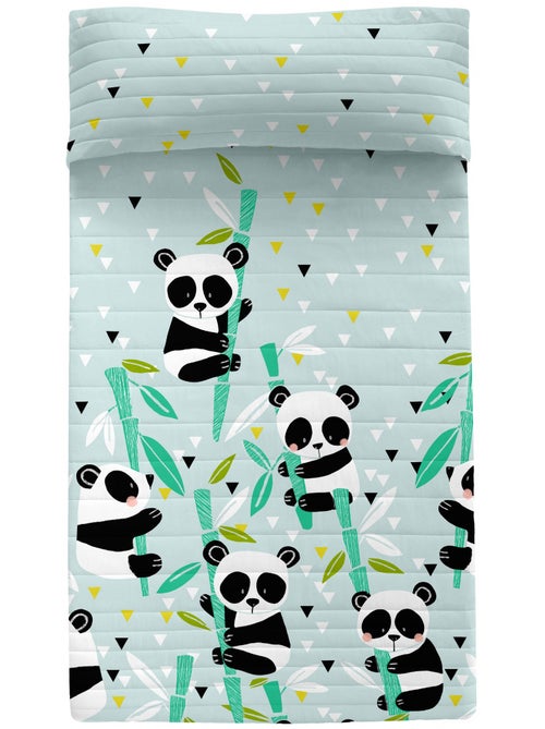 Copriletto Panda garden blue "Happyfriday" - Kiabi
