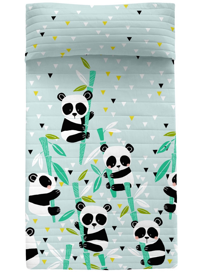 Copriletto Panda garden blue "Happyfriday" Blu - Kiabi