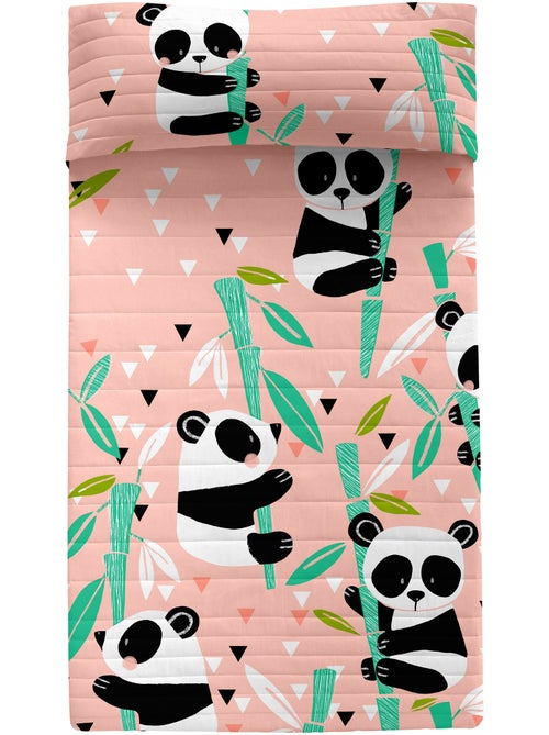 Copriletto Panda garden "Happyfriday" - Kiabi