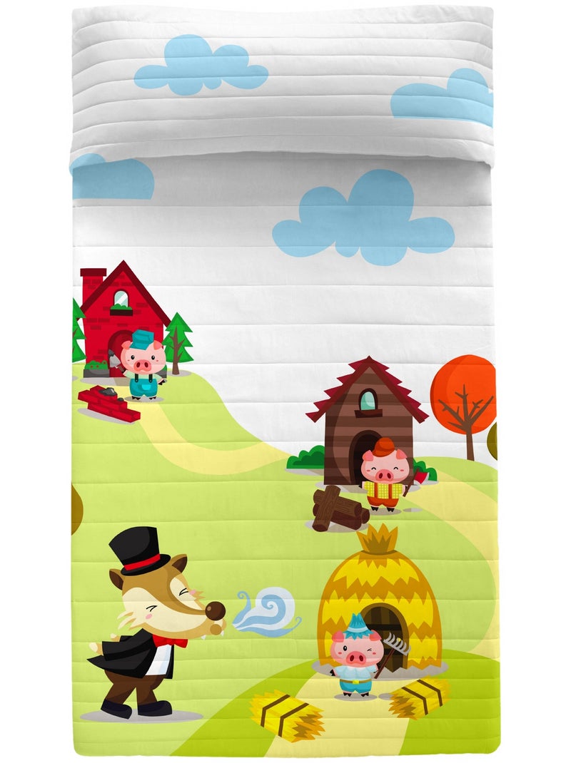 Copriletto Piggys "Happyfriday" Multicolore - Kiabi