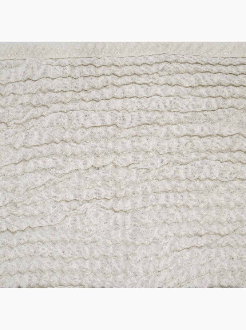 Copriletto reversibile in cotone a nido d'ape Beige grigio - Kiabi