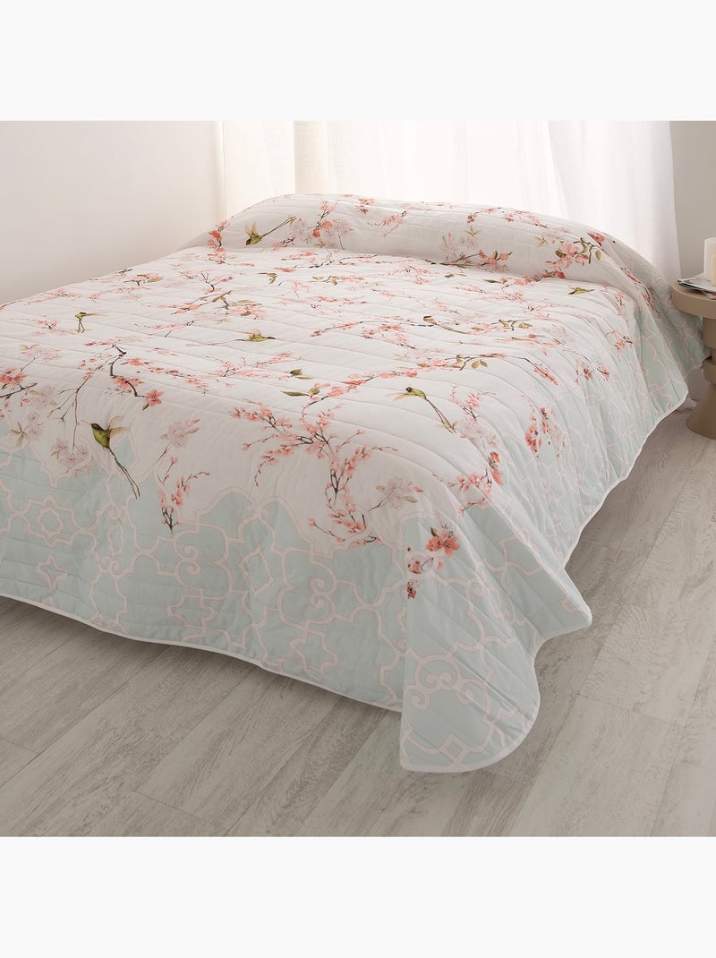 Copriletto Sakura "Happyfriday" Bianco - Kiabi