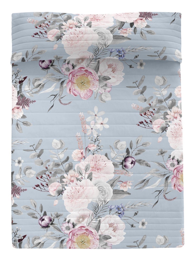 Copriletto Soft bouquet "Happyfriday" Multicolore - Kiabi