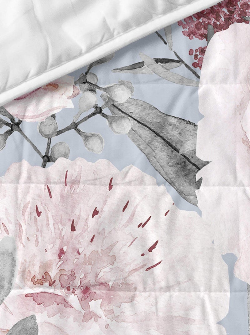 Copriletto Soft bouquet "Happyfriday" Multicolore - Kiabi