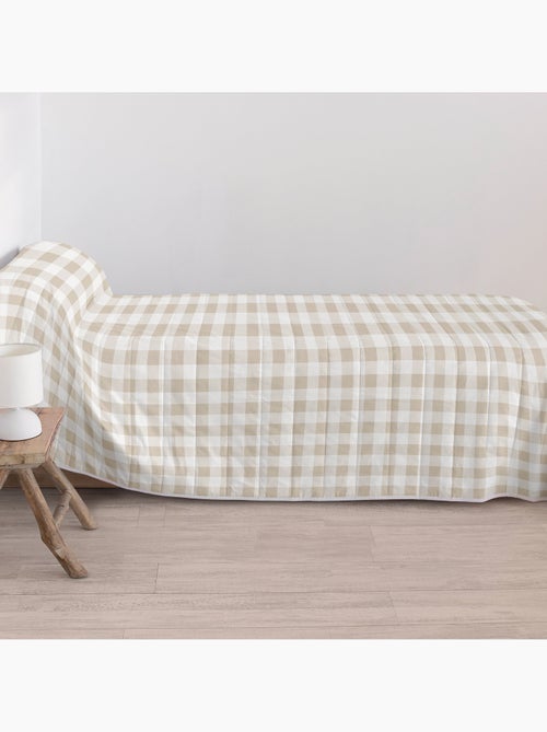 Copriletto Vichy "Happyfriday" - Kiabi