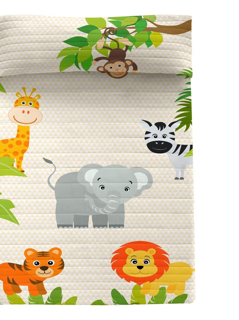 Copriletto Wild "Happyfriday" Multicolore - Kiabi