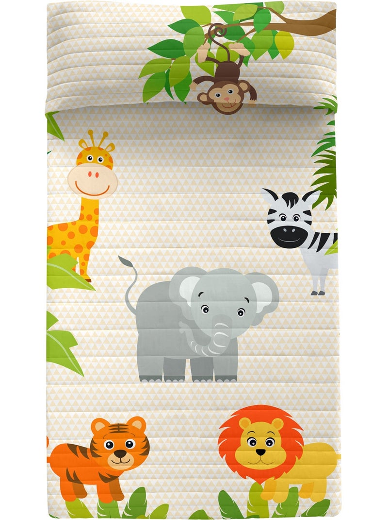 Copriletto Wild "Happyfriday" Multicolore - Kiabi