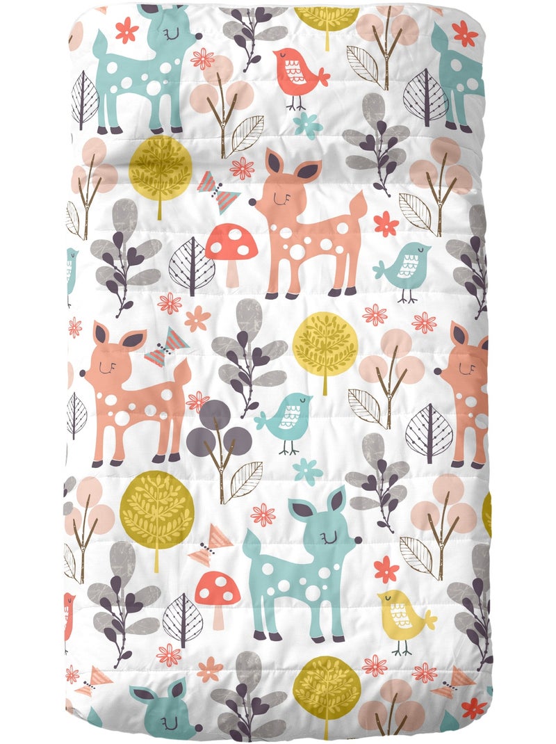 Copriletto Woodland "Happyfriday" Bianco - Kiabi