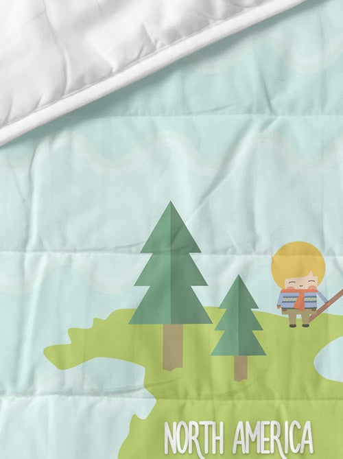 Copriletto World map "Happyfriday" - Kiabi