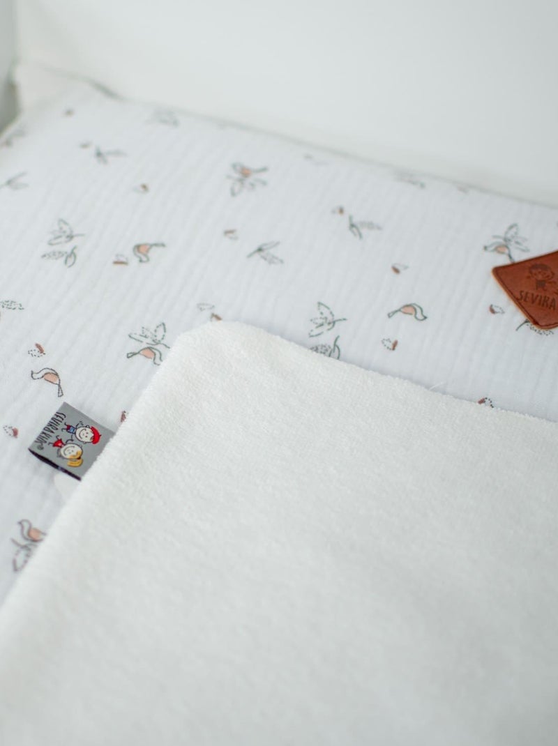 Coprimaterassino fasciatoio in garza di cotone | SEVIRA KIDS Bianco - Kiabi