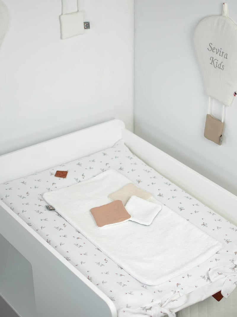 Coprimaterassino fasciatoio in garza di cotone | SEVIRA KIDS Bianco - Kiabi