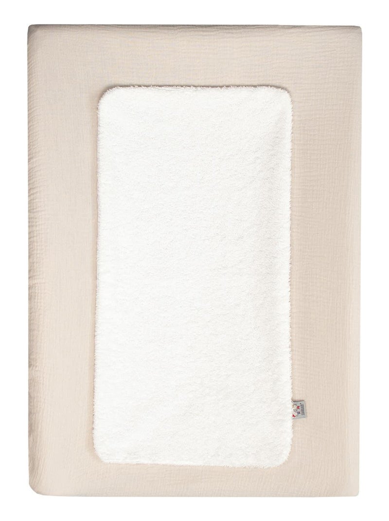 Coprimaterassino fasciatoio in garza di cotone | sevira kids | sevira kids Beige - Kiabi
