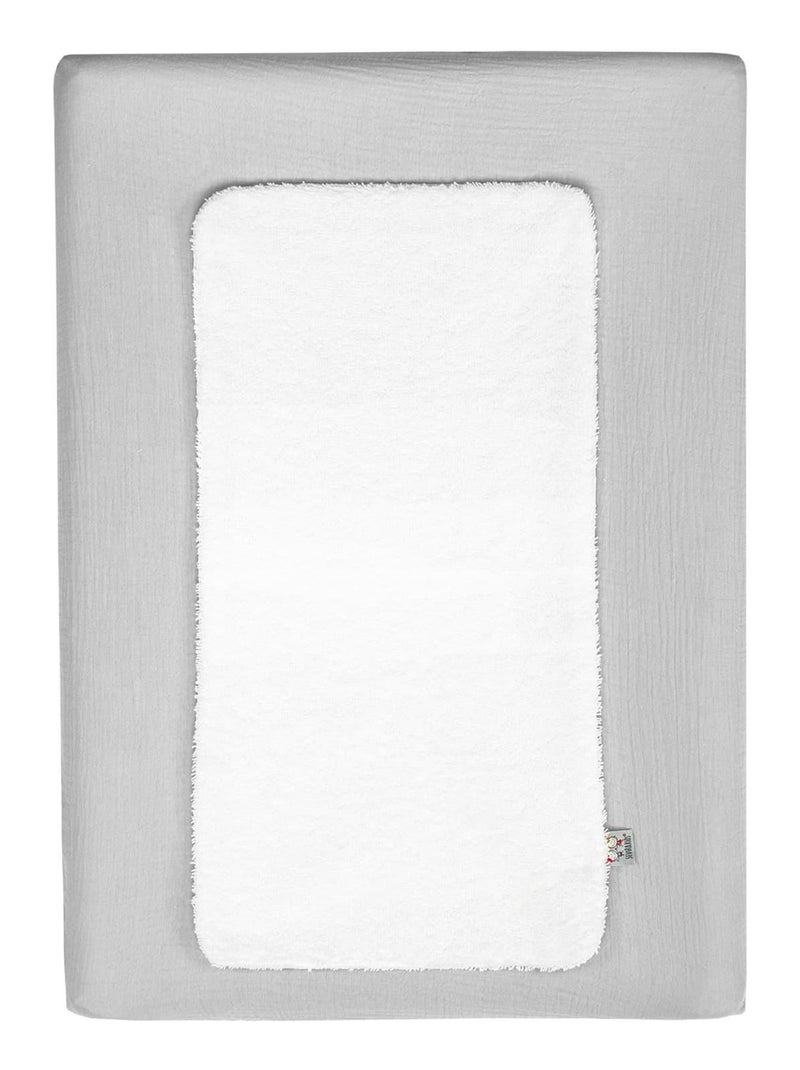 Coprimaterassino fasciatoio in garza di cotone | sevira kids | sevira kids Grigio - Kiabi