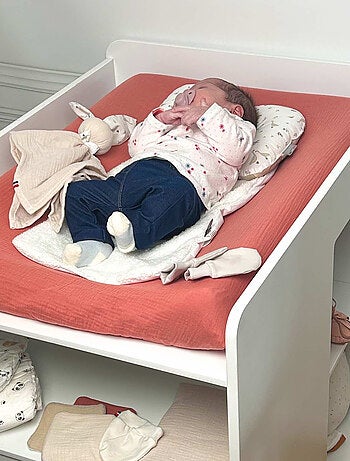 Coprimaterassino fasciatoio in garza di cotone | sevira kids | sevira kids