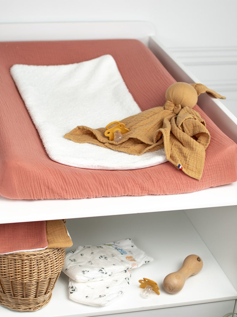 Coprimaterassino fasciatoio in garza di cotone | sevira kids | sevira kids Marrone - Kiabi
