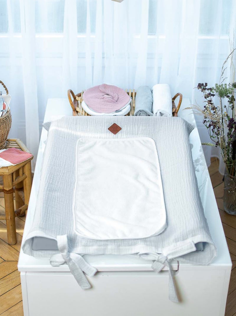 Coprimaterassino fasciatoio in garza di cotone | sevira kids | sevira kids Marrone - Kiabi