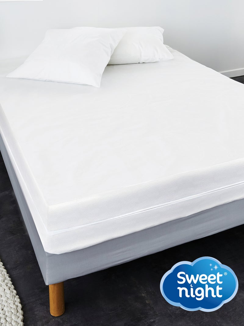 Coprimaterasso anti cimici da letto BIANCO - Kiabi