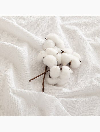 Coprimaterasso impermeabile in spugna, 100% cotone, elasticizzato, altezza 30 cm - Gamusi.