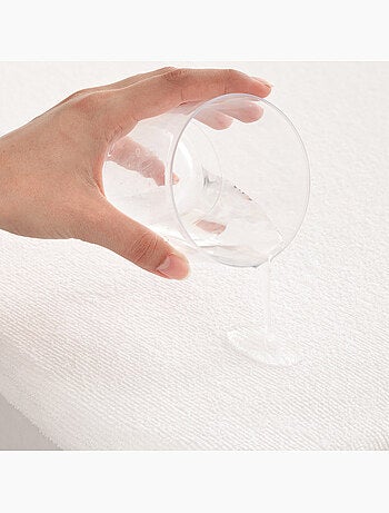 Coprimaterasso impermeabile in spugna, 100% cotone, elasticizzato, altezza 30 cm - Gamusi.