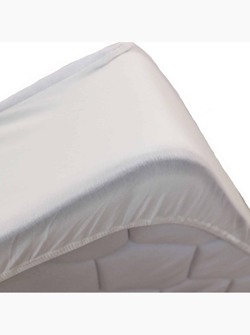 Coprimaterasso impermeabile in spugna e PVC HYGIENA Bianco - Kiabi