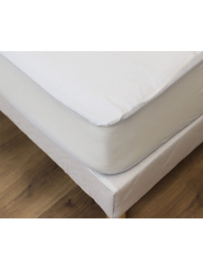 Coprimaterasso impermeabile in spugna e PVC HYGIENA Bianco - Kiabi