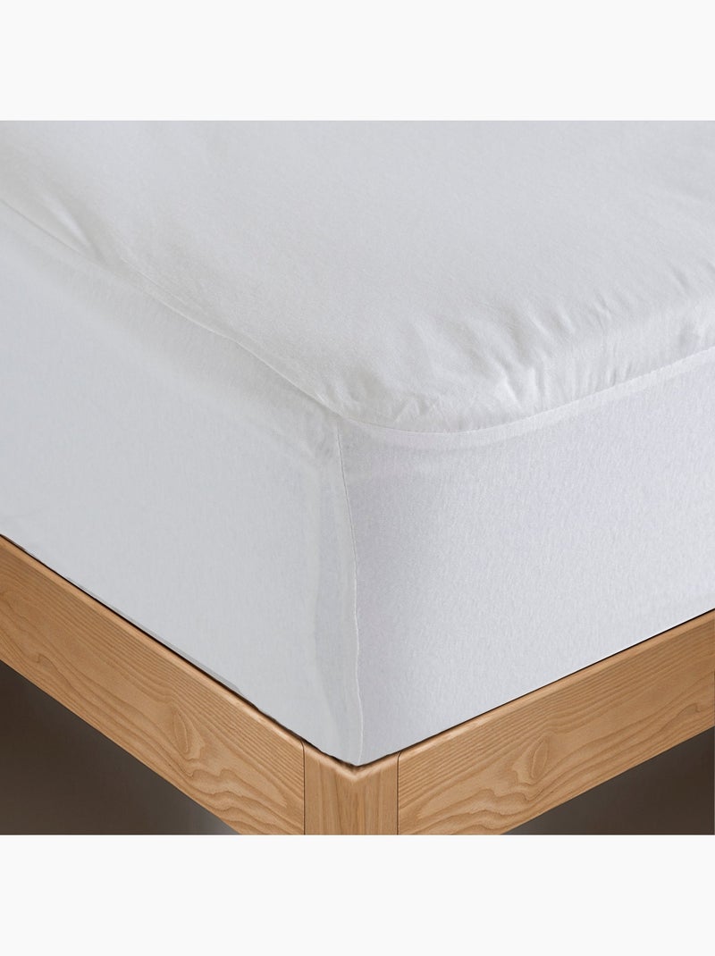 Coprimaterasso impermeabile Jersey algodón "Happyfriday" Bianco - Kiabi