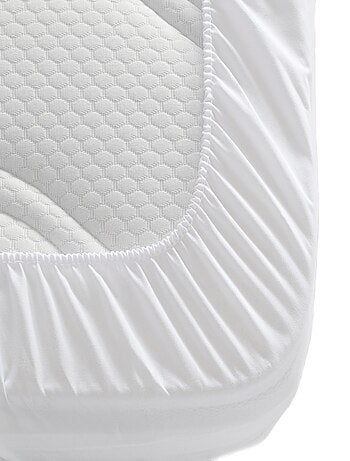 Coprimaterasso impermeabile Rizo algodón "Happyfriday