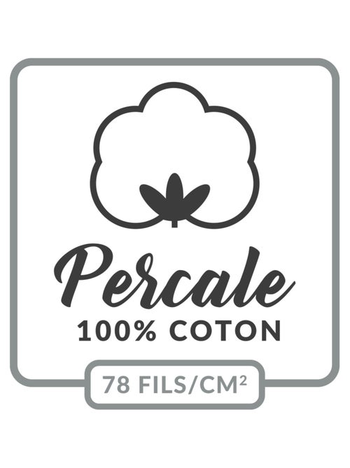 Copripiumino 100% cotone percalle ORIGINE - Kiabi