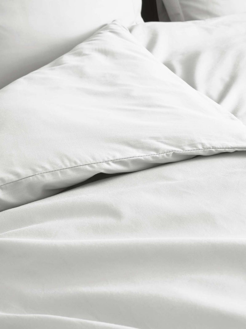 Copripiumino 100% cotone percalle ORIGINE Bianco - Kiabi